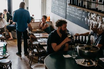 The interior of 10 William Street wine bar in Sydney, Australia