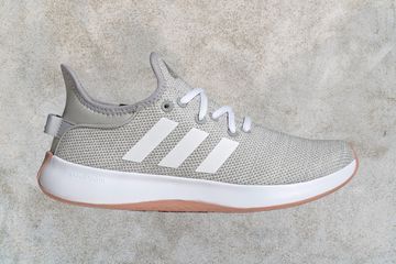 The Adidas Cloudfoam Sneaker on a gray background