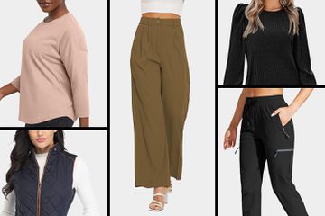 Collage of day to night outfits we recommend