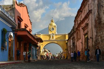 St Catarina Arc and Volcan de Agua, Antigua, Guatemala