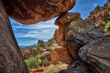 Desert rocks in Trans-Pecos, Texas