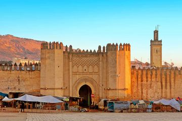 Gate to ancient medina of Fez, Morocco