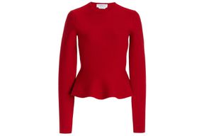 Moda Operandi Gabriela Hearst Hegel Wool Peplum Sweater