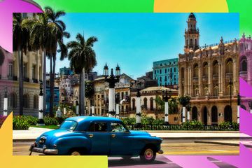 Vintage Car on Havana street, Cuba