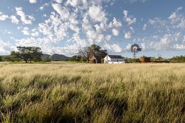 A farmhouse in a field in South Africa