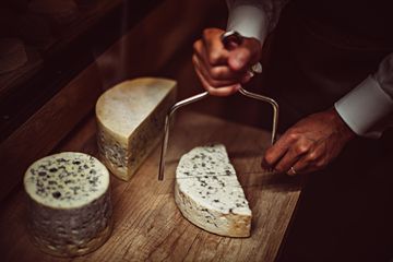 Cheese cellar cave at Le Bristol in Paris