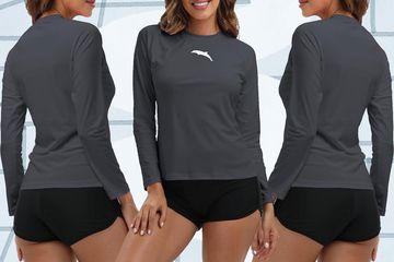 Amazon I Live at the Beach, and This Rash Guard Saves Me From Getting Too Much Sun Tout