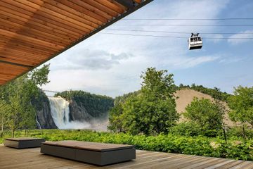 Montmorency Falls State Park in Quebec, Canada