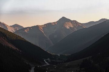 Colorado’s San Juan Mountains, as seen from the town of Silverton