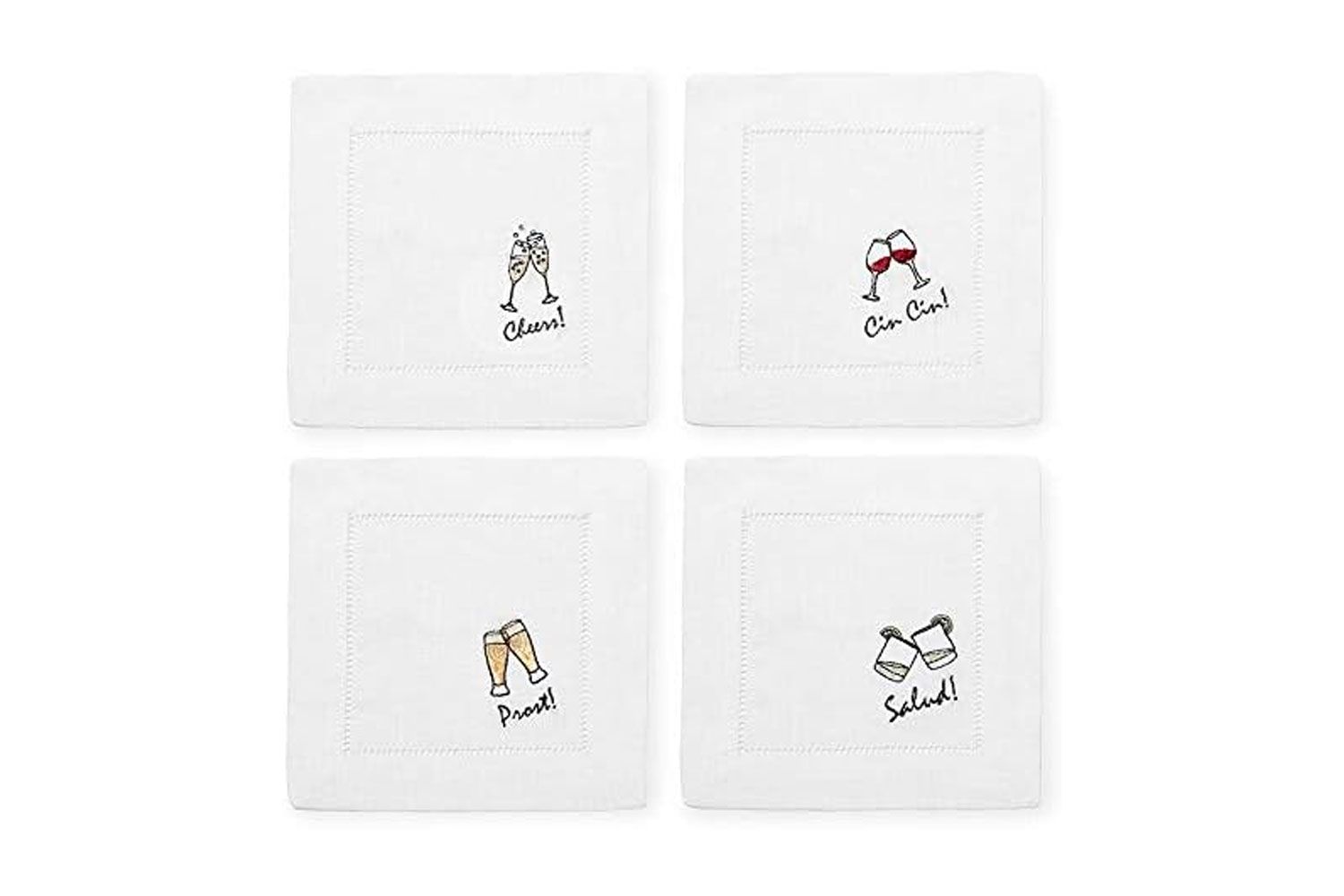 Amazon Sferra Cheers Cocktail Napkins