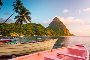 Caribbean St Lucia Soufriere Bay