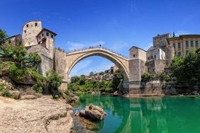 Stari Most Old Bridge in Mostar, Bosnia and Herzegovina
