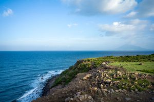 Golden Rock Resort and Quill National Park area of Statia Island in the Caribbean