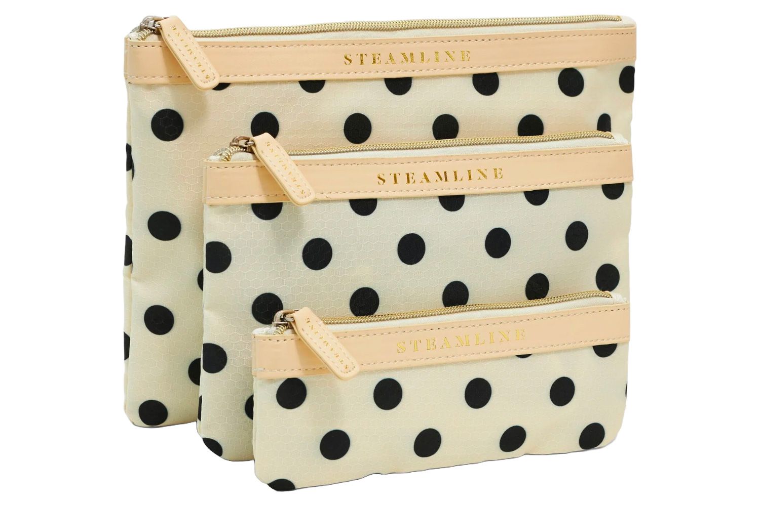 SteamLine Luggage The Polka Dots Cosmetic Case Set