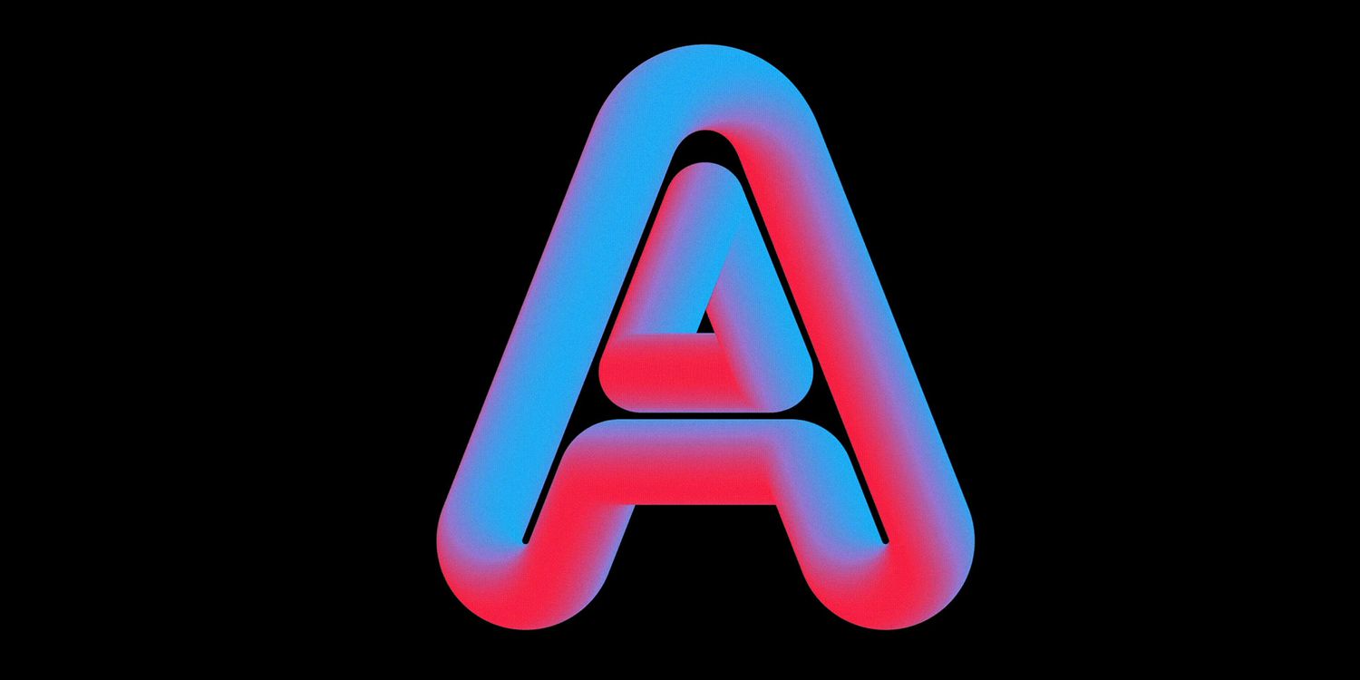 A 3-D A letter