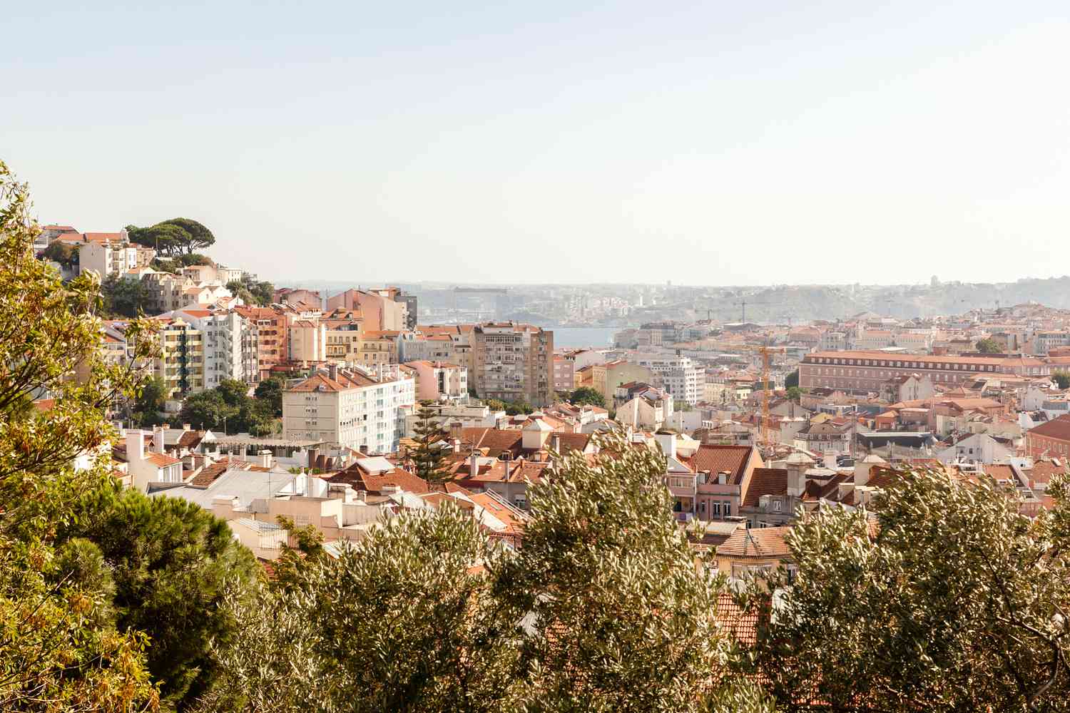 View of Lisbon cityscape