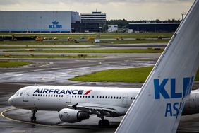 Air France and KLM planes 