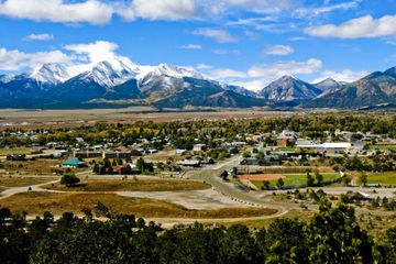 Wide view of downtown Buena Vista, Colorado