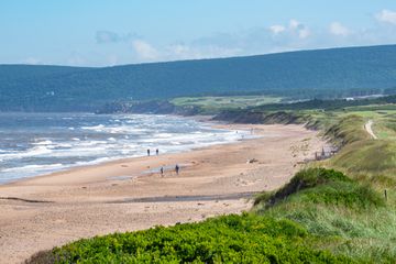Kanada, Nova Scotia, Cape Breton, Sandstrand, Inverness Beach