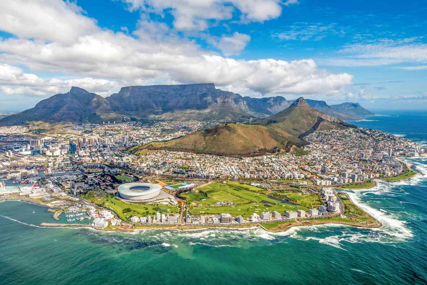 Coastline of Cape Town, South Africa