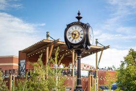 Clock in Casper, Wyoming.