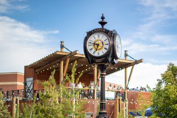 Clock in Casper, Wyoming.