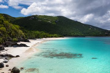 elevated view of Cinnamon Bay, St. John