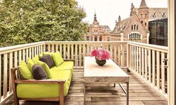 The Conservatorium Suite balcony at the Conservatorium Hotel