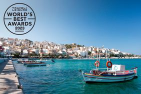 Sailing boats at the harbor, Sitia, Crete