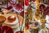 Dessert and caviar service at Raffles Paris's 'Frenchgiving'