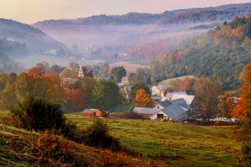 East Topsham, Vermont in the fall 