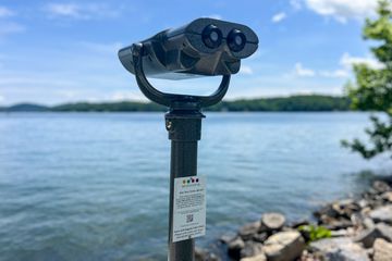 The EnChroma viewfinder in Claytor Lake State Park in Virginia 
