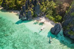 Entalula Island Beach in the Philippines