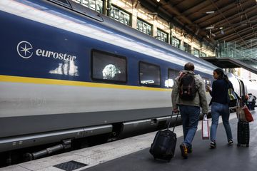 Eurostar train at Paris Gare du Nord