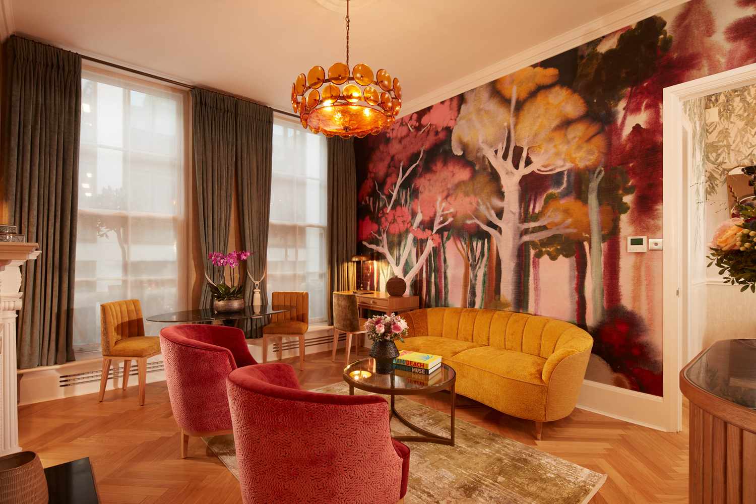 Sitting area at the Flemings Mayfair hotel in London