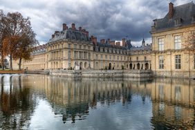 Fontainebleau Castle Reflections, Fontainebleau, Seine et Marne, France