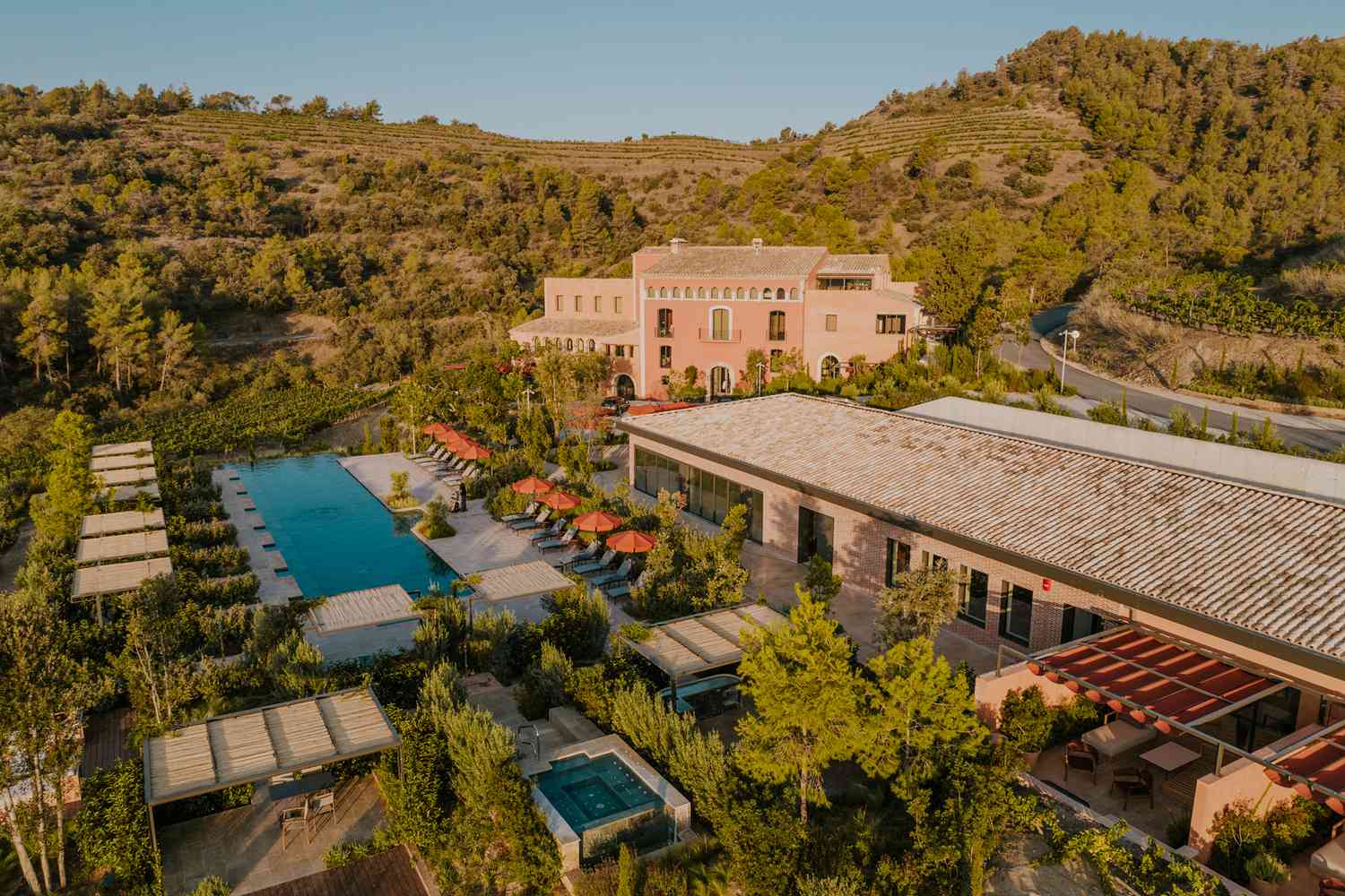 Overview of the Gran Hotel Mas d'en Bruno resort