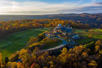 Aerial view of Primland in Virginia