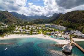 Aerial view of Sandals Saint Vincent