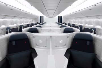 Air France Business Class cabin 