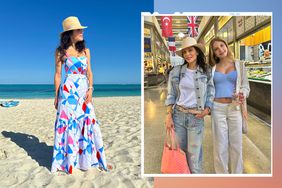 Bethenny Frankel with her daughter on vacation 