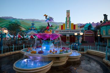 Mickey's Fountain in CenTOONial Park at Mickey's Toontown in Disneyland