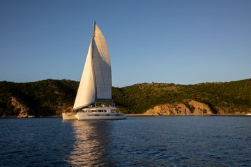 The exterior of the Nomada at Sea