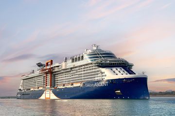 The Celebrity Ascent on the water