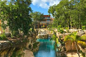 Scenic view of Hotel Xcaret Arte