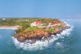 Aerial view of The Leela Kovalam, a Raviz Hotel