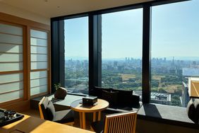 View from a guest room at Aman Tokyo