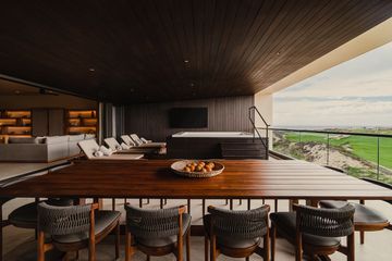 A terrace at the Nobu Residences Los Cabos