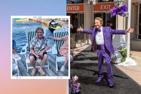 Martin Short on a lakeside lawn chair and at his Harrah's Mayor Inauguration 