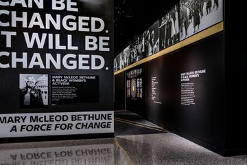 The Mary McLeod Bethune Room at the Smithsonian in DC